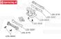 LOS-3697 LOSI 5IVE-T Alu-Draag arm pen bevestiging achter, set