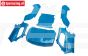LOS-4001 LOSI 5IVE-TE 3.0 Kap Blauw, set