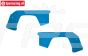 LOS-4010 LOSI 5IVE-TE 3.0 Spatbord achter Blauw, set