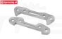 LOS-3687 LOSI 5IVE-T Stalen Draag arm pen bevestiging voor, set