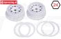 PRO287804 LOSI 5IVE-TE 3.0 velgen wit, set