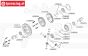 LOSB3202 Diff. tandwielen LOSI 5T-BWS-TLR, set