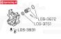 LOS-3672 LOSI 5IVE-2.0/3.0 Aandrijf Koppelstuk, Set