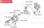 LOS-4169 LOSI 5TG differentieel behuizing achter, set