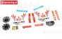 LOS250018 LOSI DBXL-DBXL-E Kap Transparant, Set