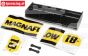 LOS250054 LOSI DBXL Magnaflow Achter spolier 1 st.