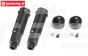 LOS243012 Alu-Schokdemper huis LMT Truck, Set
