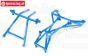 LOS241048 Rol kooi delen boven Blauw LMT Truck, Set
