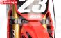MX028-R PROMOTO Alu-Stuurplaat Rood, Set