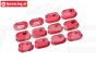 MX010-R PROMOTO Alu-Ketting spanner Rood, set
