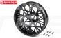 LOS46001 PROMOTO Achter velg zwart, 1 st.
