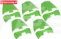 LOS-3266 PROMOTO Spatbord achter Groen, Set