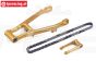 MX3057-GD PROMOTO Alu achter vork Goud XL, Set