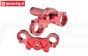 MX028-R PROMOTO Alu-Stuurplaat Rood, Set