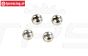 M2009/17 Mecatech Click shock terugslag ventiel kogel, 4 st.