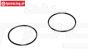 M2009/24 Mecatech schokdemper instelring O-ring, 2 st.