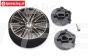 EBT3336 Futaba Stuurwiel Ø54 mm 7PX, Set
