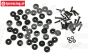 BWS59002/04 Kap Elasto-Flex Zwart BWS-LOSI, Set