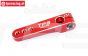 TPS0830/04 Aluminium Servo hevel 15T-L47 mm Rood, 1 st.