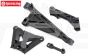 TLR251000 TLR 5B Chassis steun voor-achter, Set
