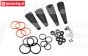 TLR253001 Schokdemper onderhoud LOSI 5T-BWS-TLR, Set