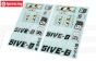 TLR259000 TLR 5B Stickers, Set