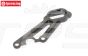 TLR352007 TLR 5B Alu-Center motor plaat, 1 st.