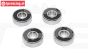 TPS0308/01 ULF Kogellager Ø8-Ø22-H7 mm, 4 st.