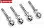 TPS86412 Gewricht kogel M4-Ø10 mm HPI-Rovan, 4 St.