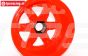 TPS5026/60R Nylon Velg 6-Sp. Rood Ø120-B60 mm, 2 st., 2 st.