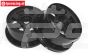 TPS5026/70B Nylon Velg 6-Sp. Zwart Ø120-B70 mm, 2 st., 2 st.