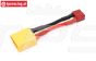 TPS4020 Verloopkabel XT90 male-T stekker female, 1 st.