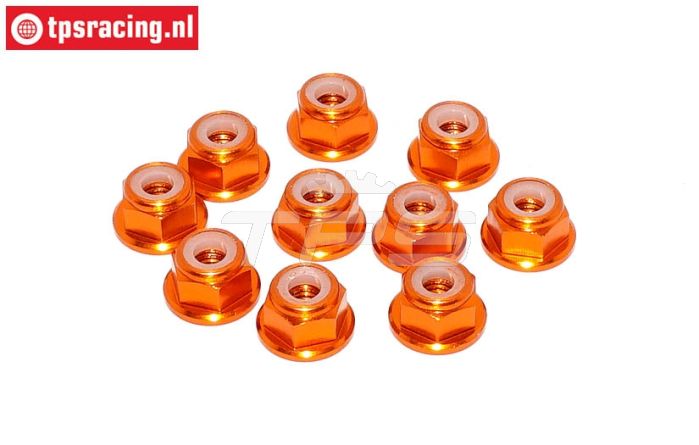 TPS1224/04 Alu borgmoer M4 Oranje, 10 st.