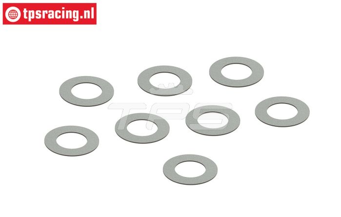 ARA709057 ARRMA pas ring Ø5,4-Ø9,5-D0,2 mm, 8 st.