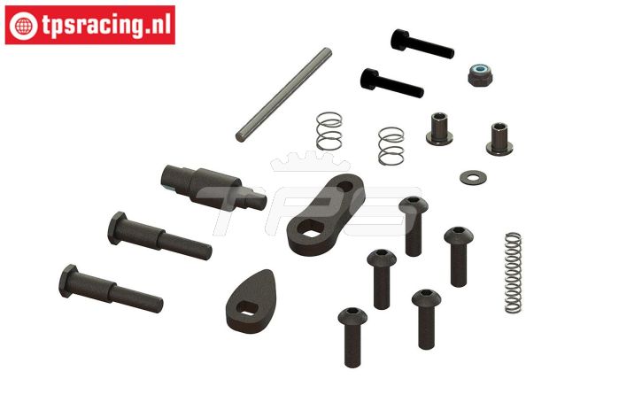 ARA311116 ARRMA Achterrem module metalen delen, set