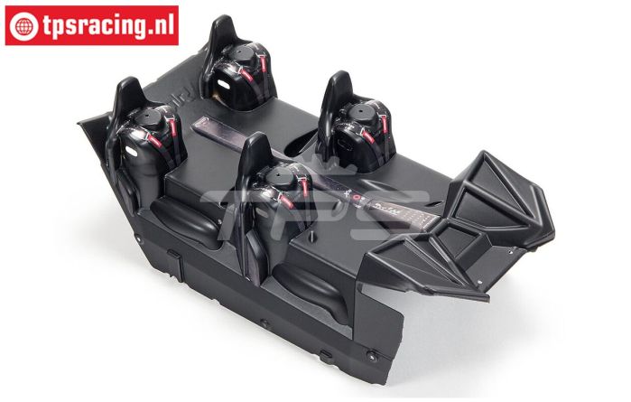 ARA411013 ARRMA Fireteam Kap interieur Zwart, 1 st.