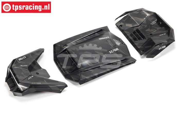 ARA411023 ARRMA Fireteam Kap Zwart Camo, set