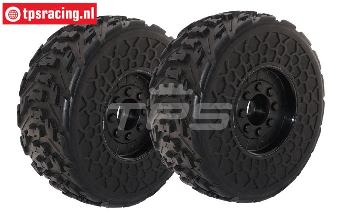 ARA550107 ARRMA dBoots Fireteam banden verlijmd, 2 st.
