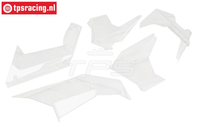 ARA411009 ARRMA Fireteam zij Kap Transparant, set