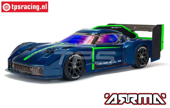 ARA4319V3BT2 VENDETTA 4X4 3S BLX Speed Bash Racer RTR, Bl.