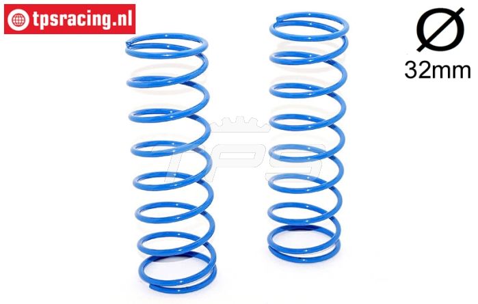 BWS55050/01B Schokdemper veer blauw Ø3,0-L115, 2 st.