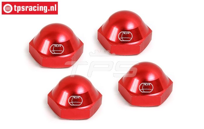 BWS59081R Wielmoer Rood 24 mm BWS-LOSI, 4 st.