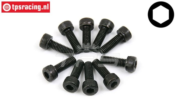 BWS56005 Inbus normale kop M4-L12 mm, 10 st.