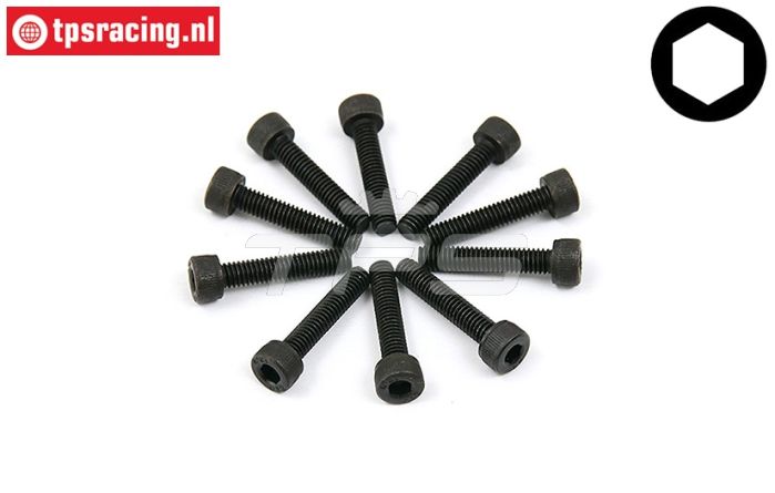 BWS56006 Inbus normale kop M4-L20 mm, 10 st.