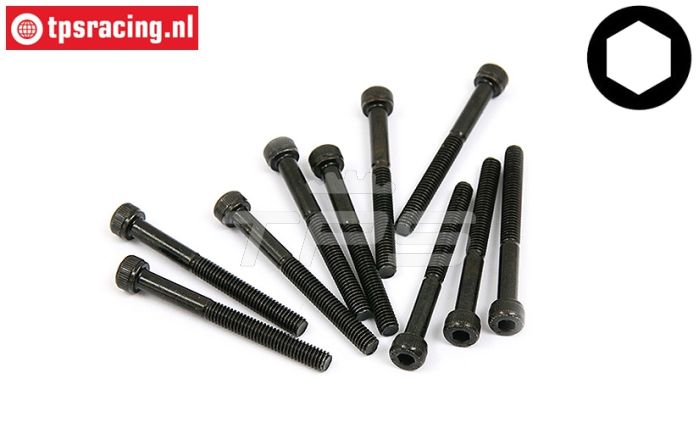 BWS56008 Inbus normale kop M4-L40 mm, 10 st.