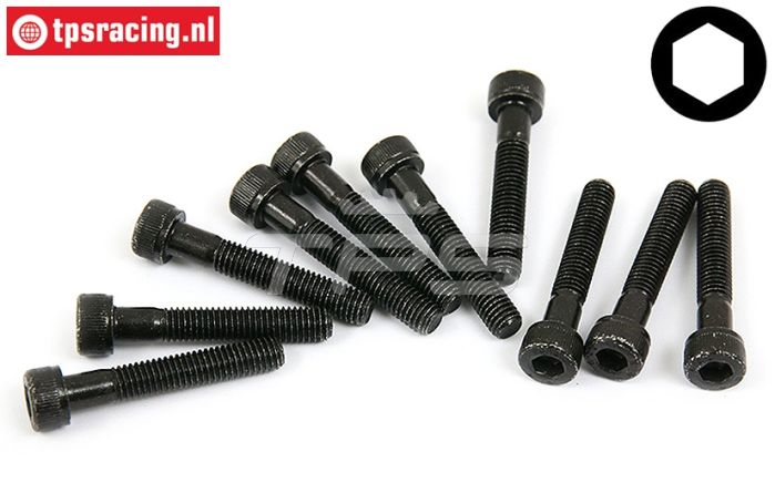 BWS56011 Inbus normale kop M5-L30 mm, 10 st.