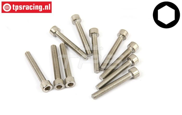 BWS56012/01 Inbus normale kop M5-L25 mm, 10 st.