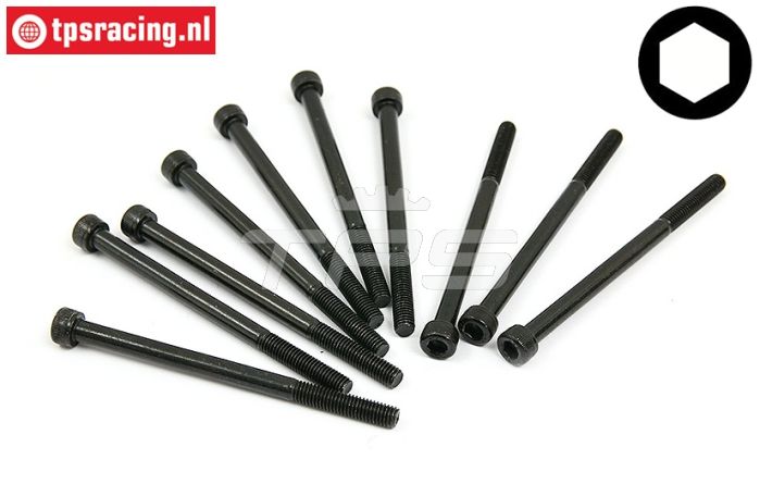 BWS56014 Inbus normale kop M5-L75 mm, 10 st.