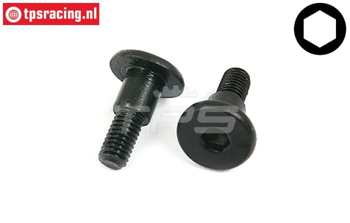 BWS56044 Koppeling bout M6, 2 st.