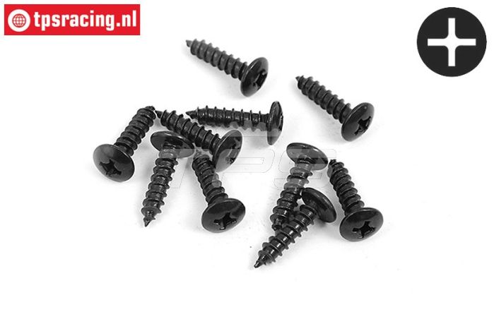 BWS56055 Kruis Bolkop Parker Ø4-L16 mm, 10 st.